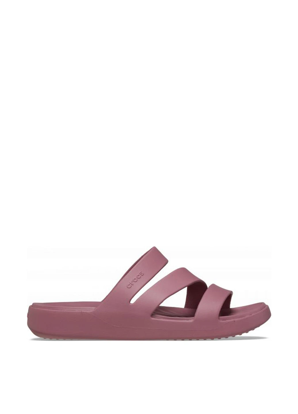 Темно-розовые шлепанцы Crocs
