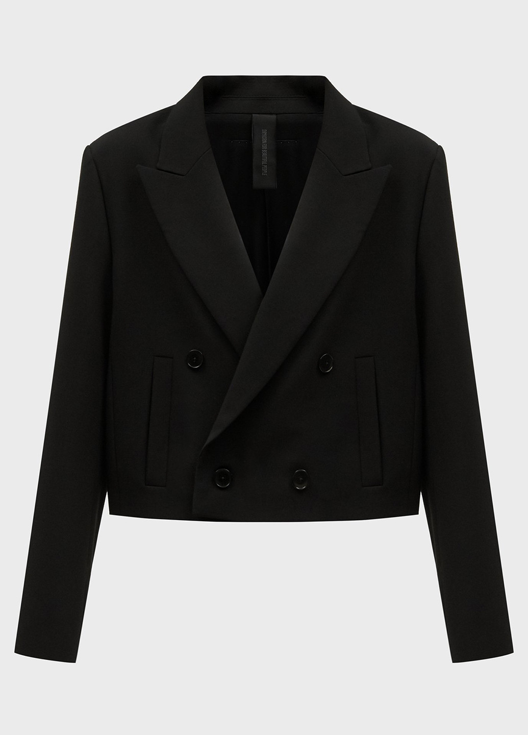 Черный женский жакет Drykorn однотонный - демисезонный