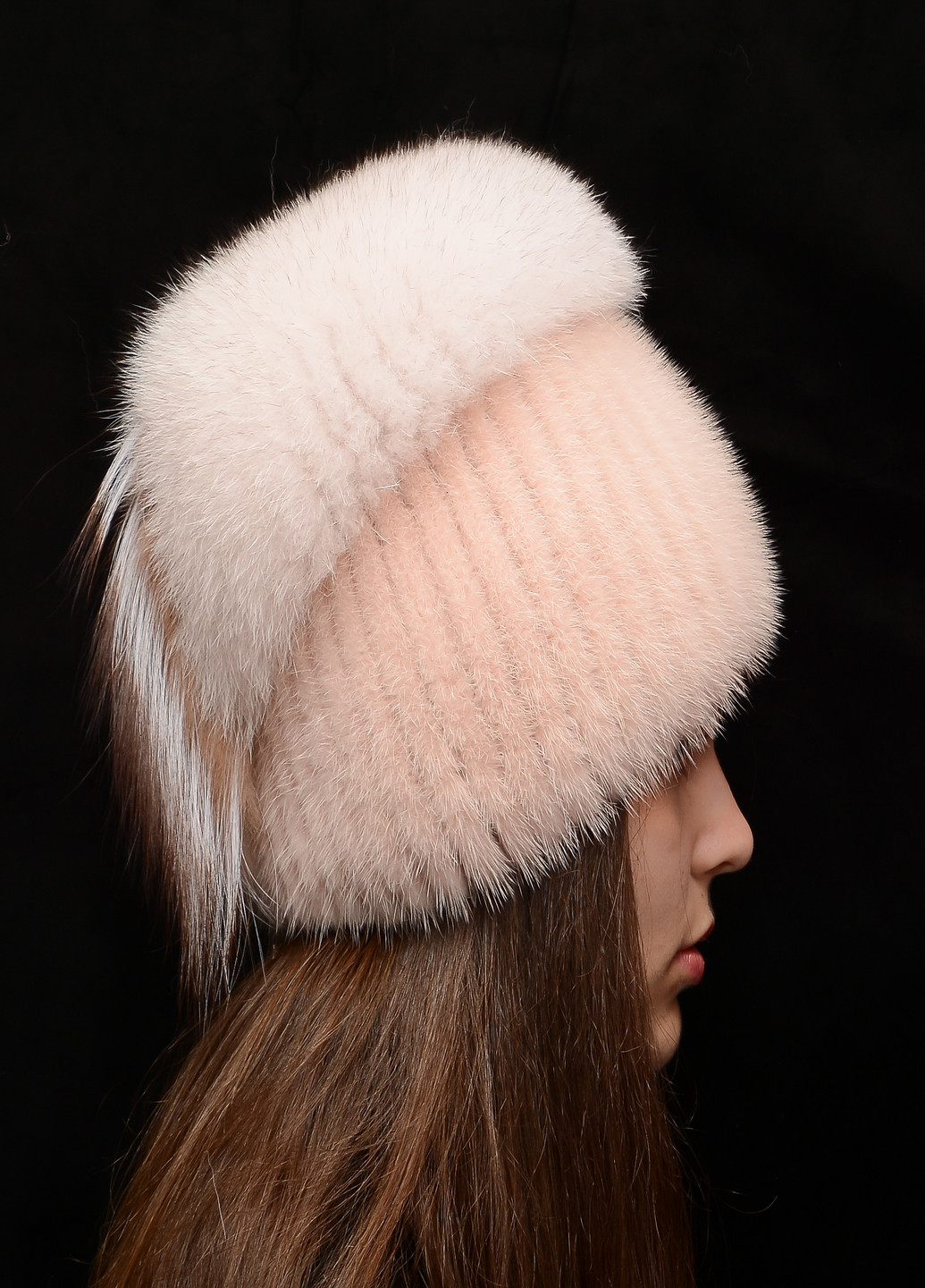 Теплая норковая женская шапка Меховой Стиль колибри (198688593)