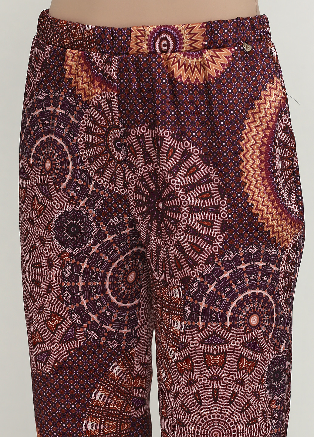 Фиолетовые кэжуал летние зауженные брюки Rinascimento