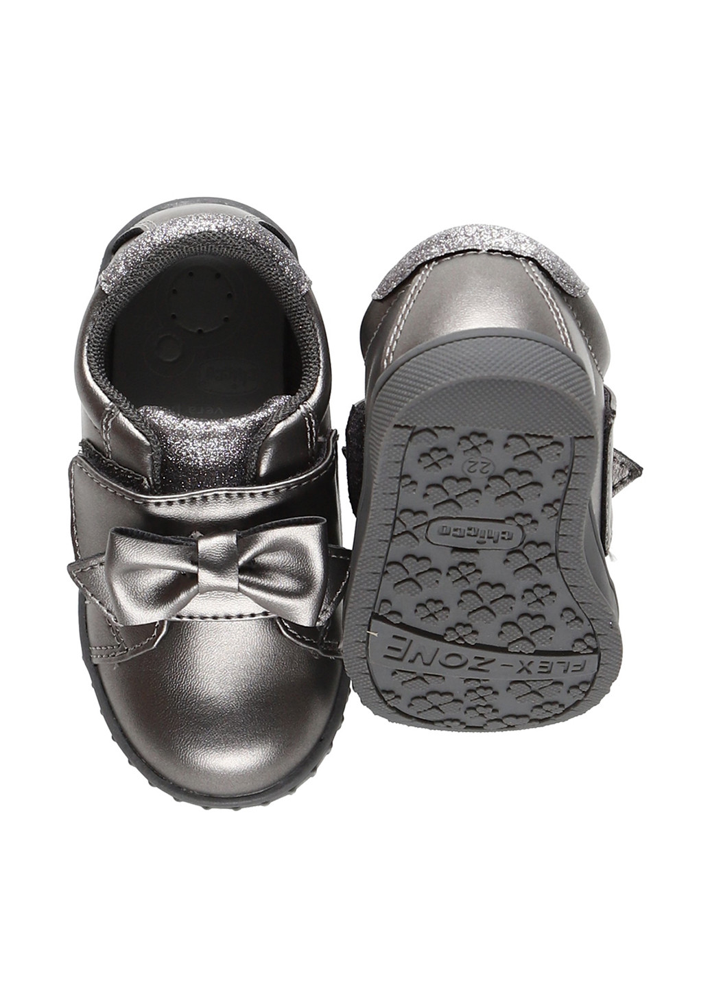 Темно-серые туфли без каблука Chicco