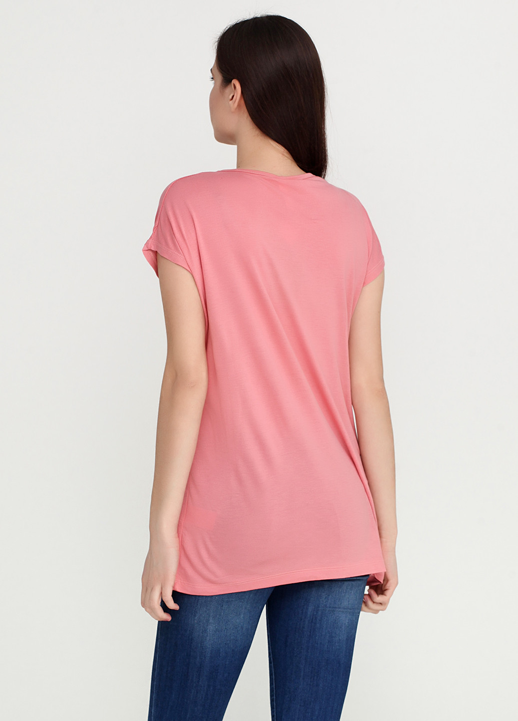 Розовая летняя футболка Bir Kim