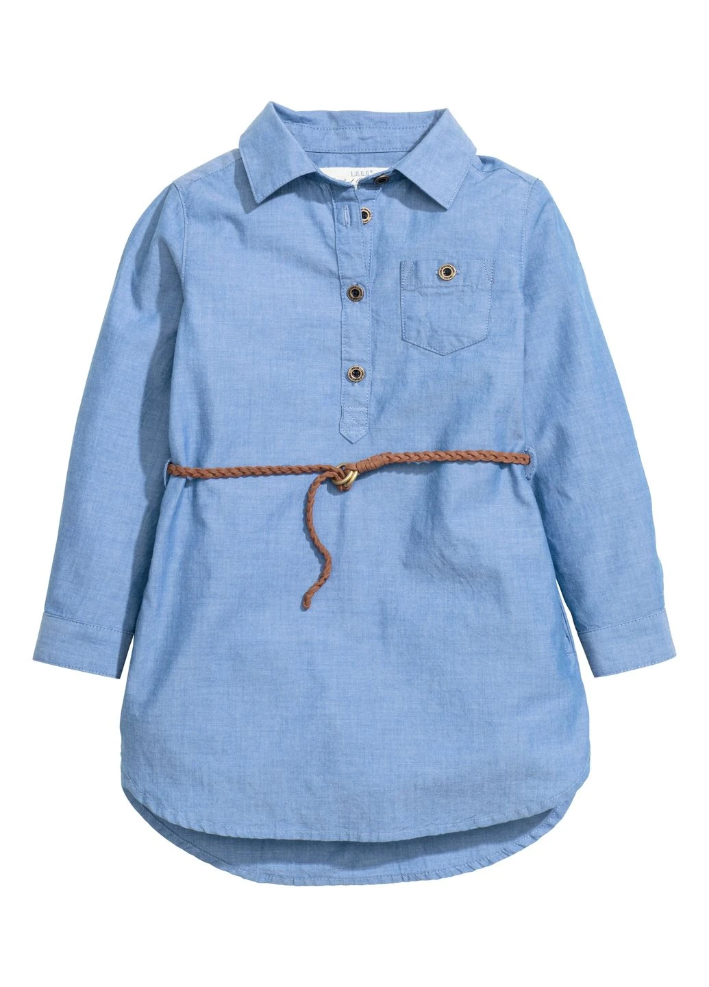 Голубое платье H&M (194491718)