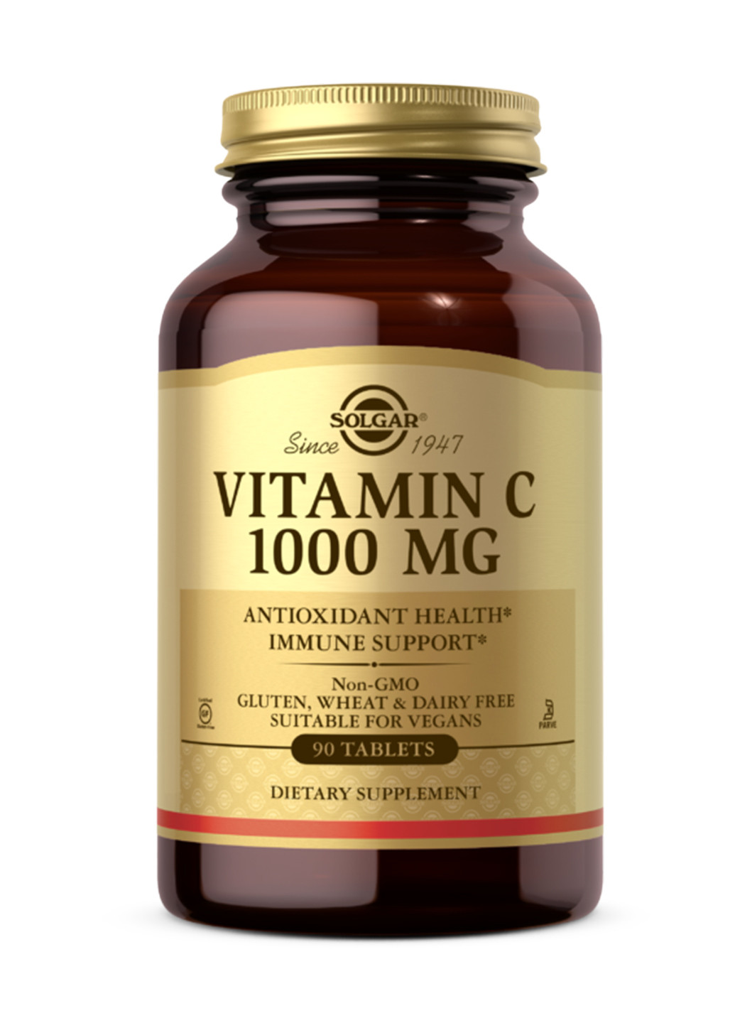 Вітамін С з шипшиною від старіння клітин Vitamin C W/Rose Hip 1000 mg - 100 cap Solgar (241261210)