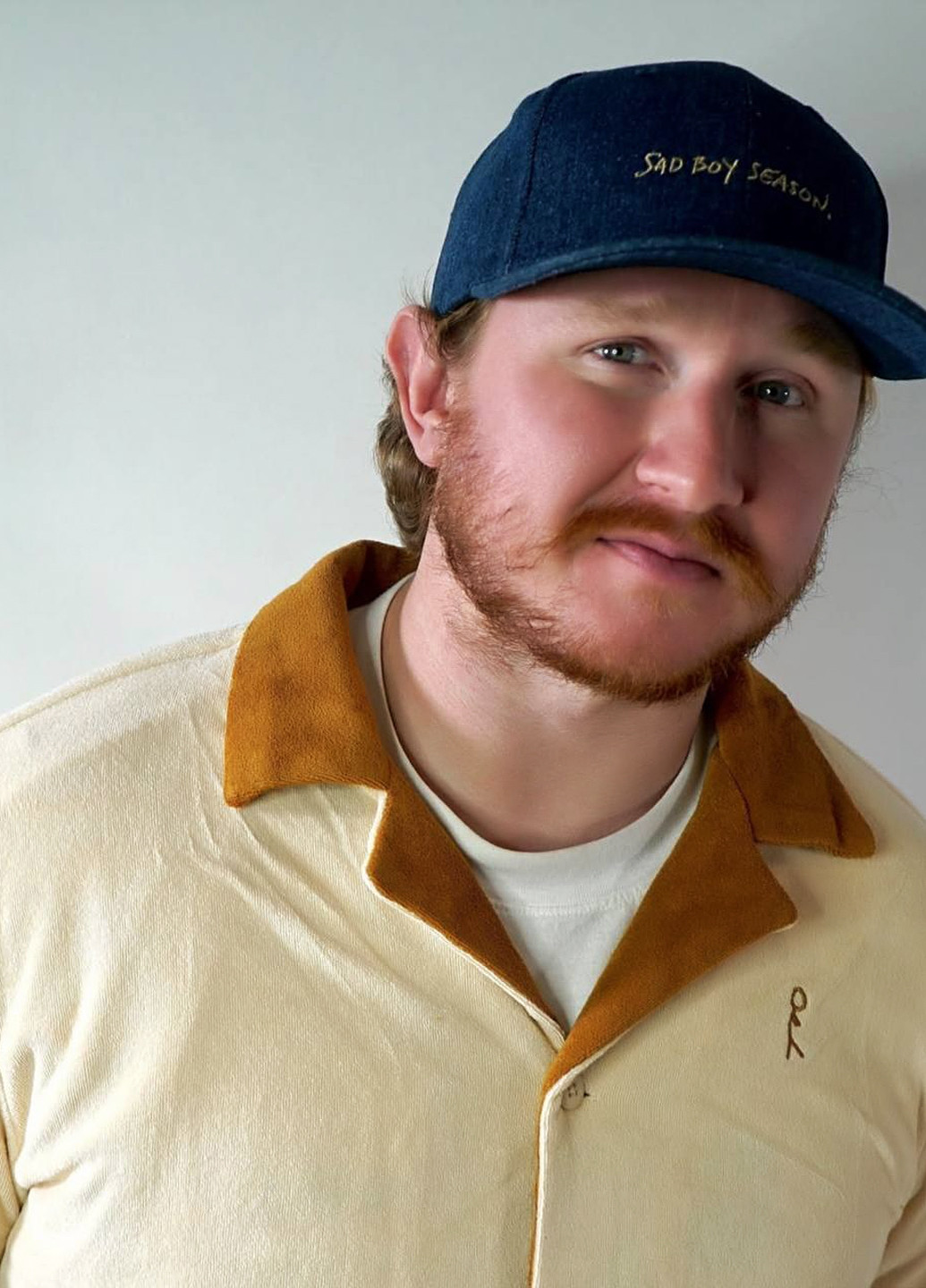 Кремовая кэжуал рубашка однотонная Barstool Sports