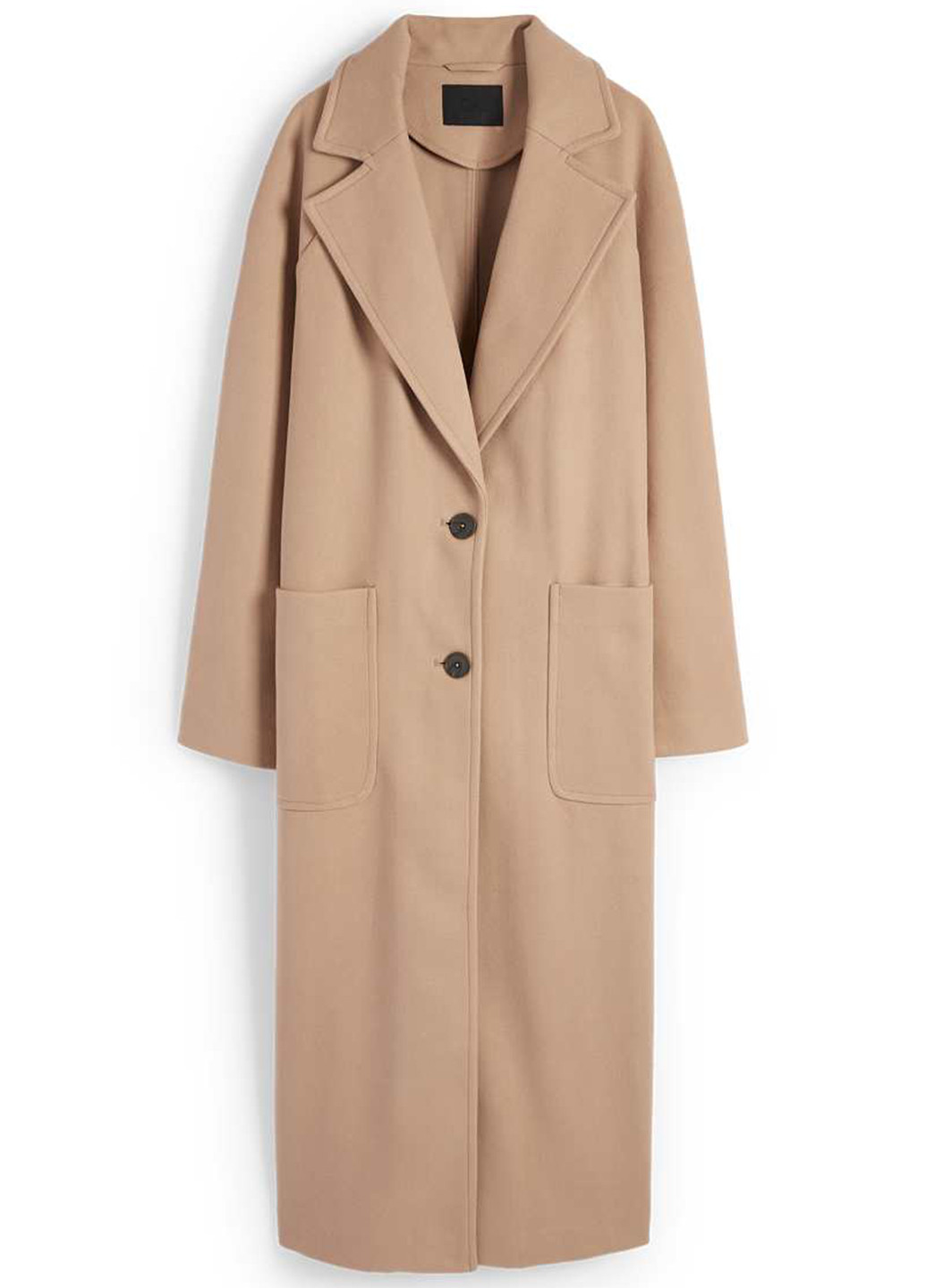Светло-бежевое демисезонное Пальто однобортное C&A