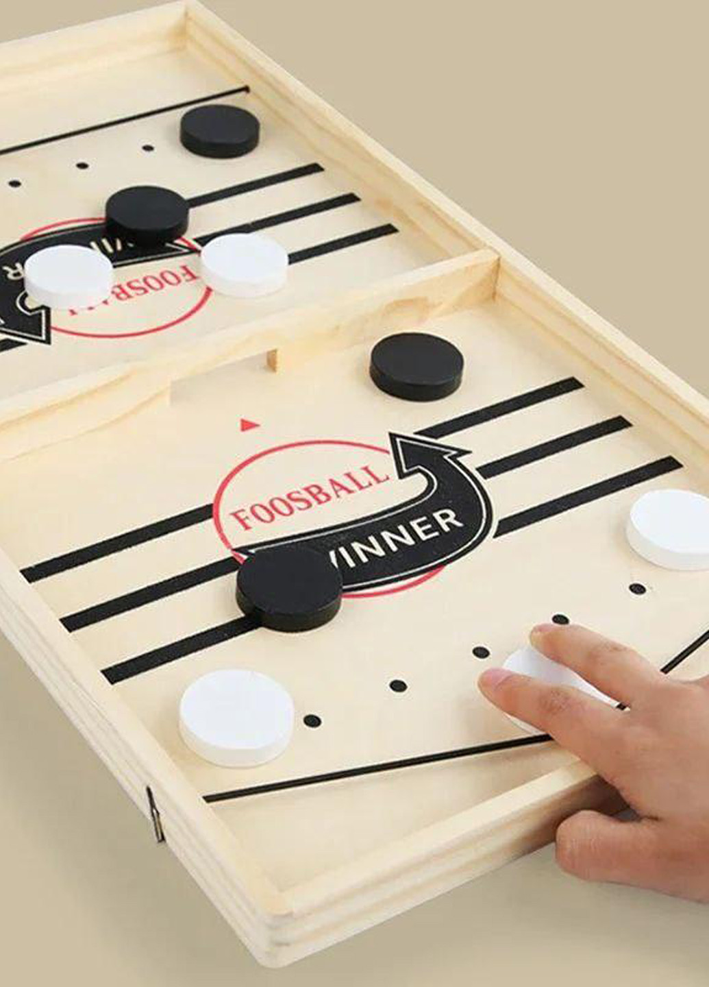 Настольная игра Катапульта – деревянный футбол, 36,3х22,3 см No Brand (307610007)