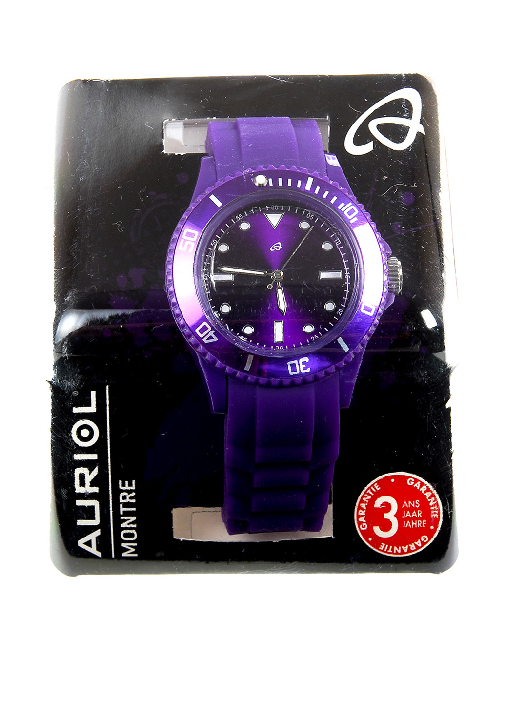 Часы Auriol однотонные фиолетовые