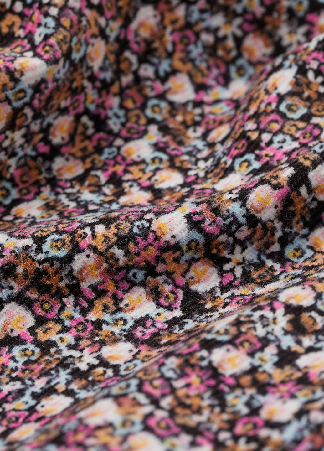 Чорна кежуал плаття, сукня а-силует H&M з квітковим принтом