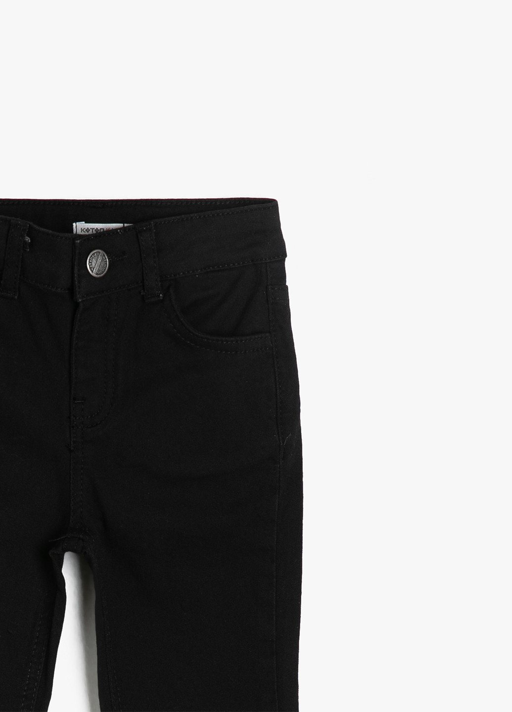Черные кэжуал демисезонные брюки зауженные KOTON