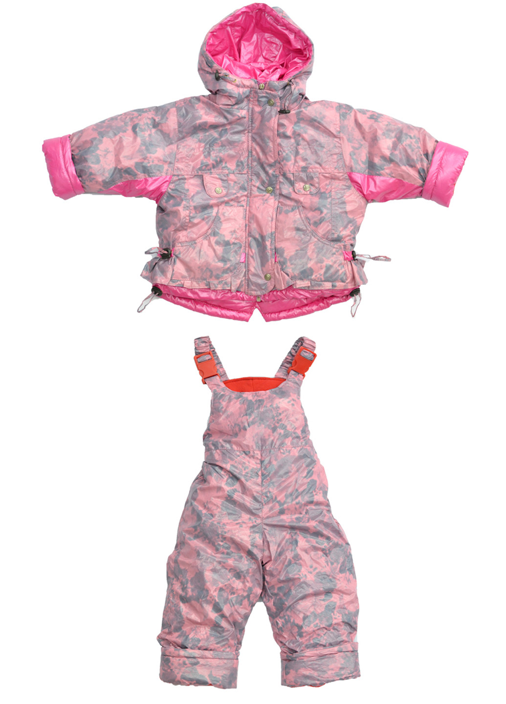 Розовый зимний комплект (куртка, брюки) Piccolo L