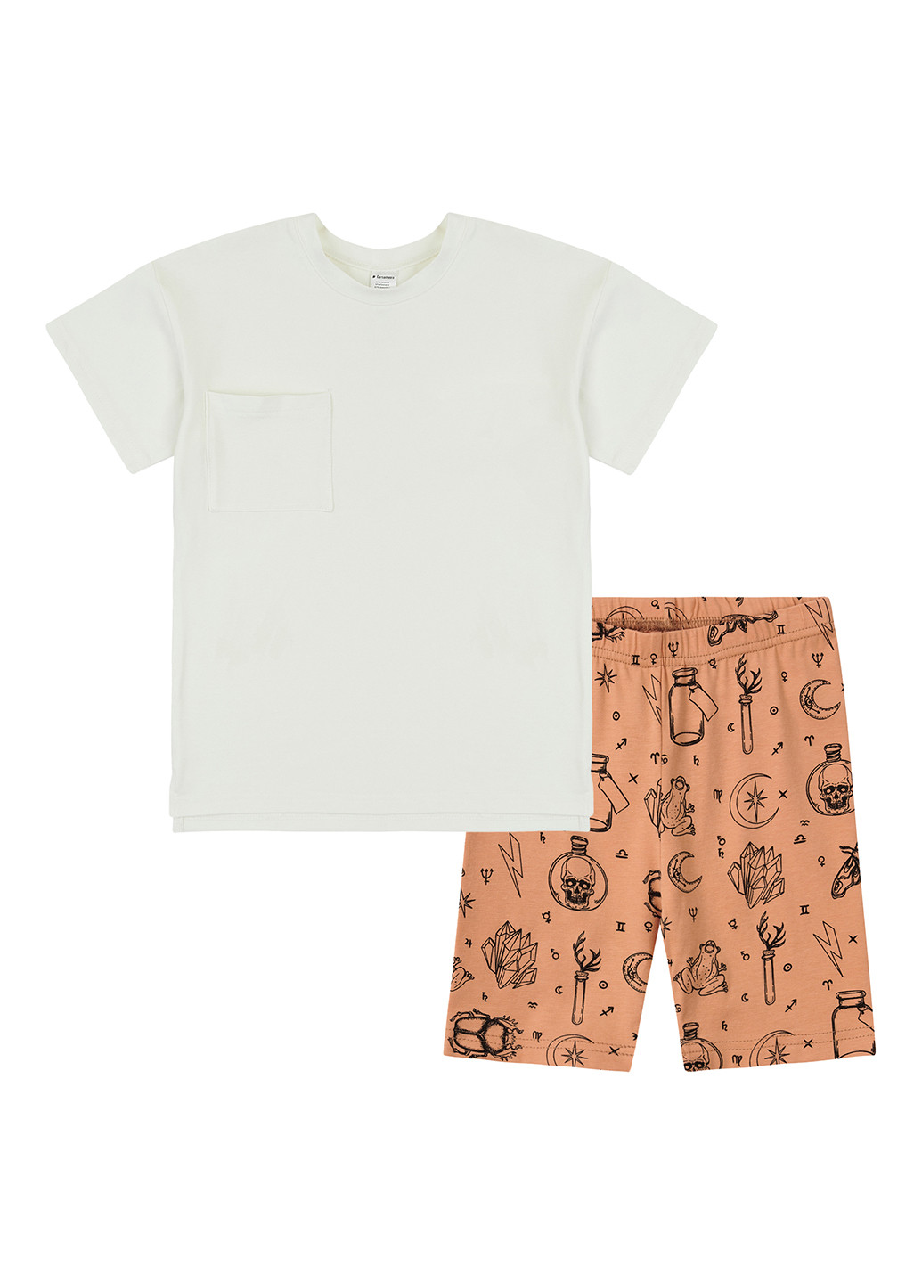 Комбінований літній костюм (футболка, шорти) Garnamama