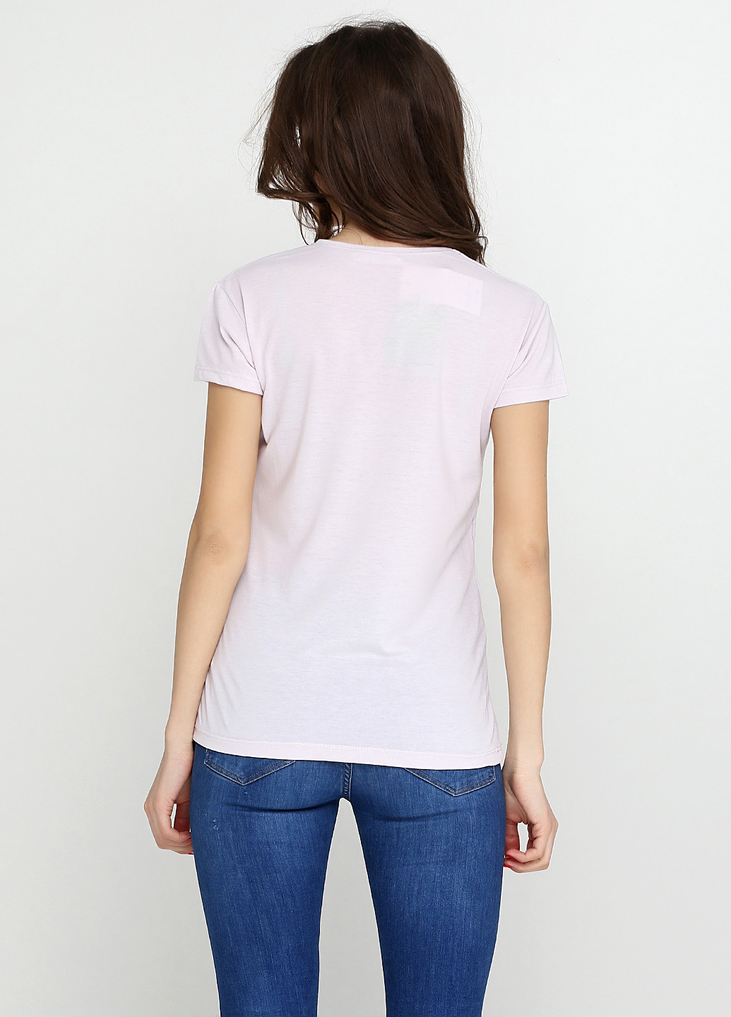 Светло-розовая летняя футболка Buse