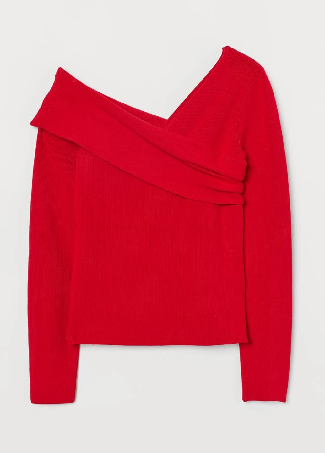 Красный демисезонный свитер H&M