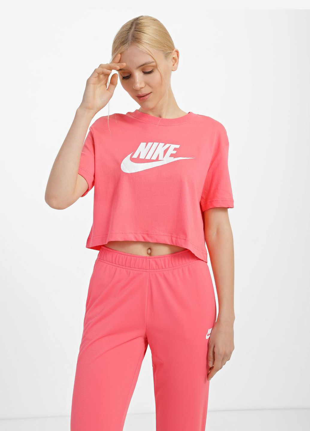 Топ BV6175-894 Nike W NSW TEE ESSNTL CRP ICN FTR (319365957)