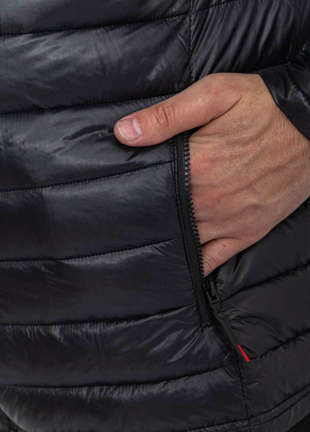 Чорна демісезонна куртка Ager