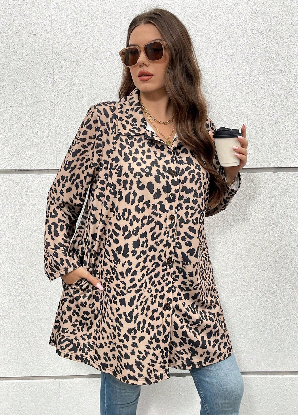 Куртка-сорочка SHEIN (341251061)