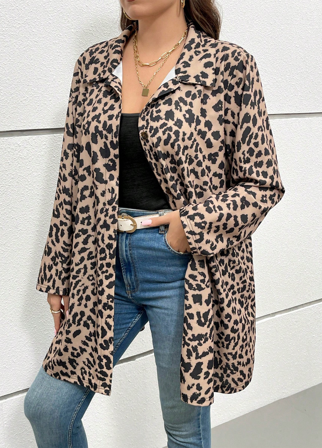 Куртка-сорочка SHEIN (341251061)