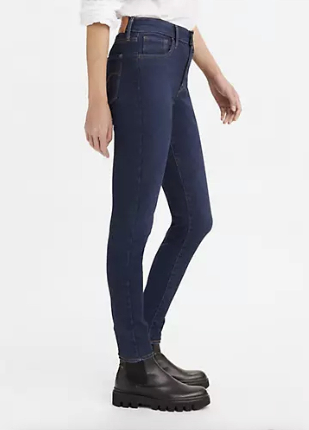 Джинси Levis 720 high rise skinny jeans 25-32 темно-синій Levi's - (209980909)