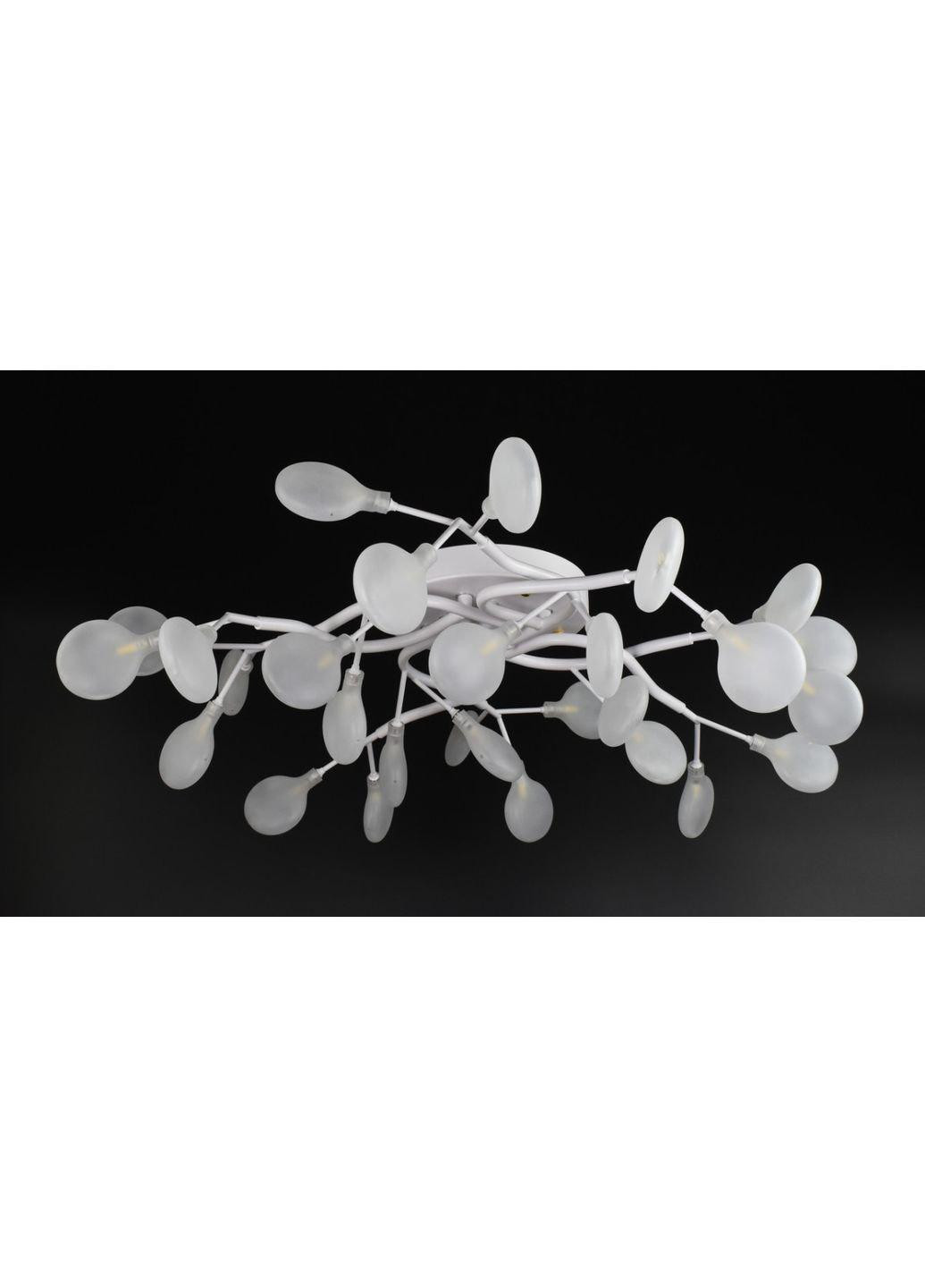 Люстра стельова на 28 лампочок H686/28-wh-fr Білий 23х75х75 см. Sunnysky (253122287)