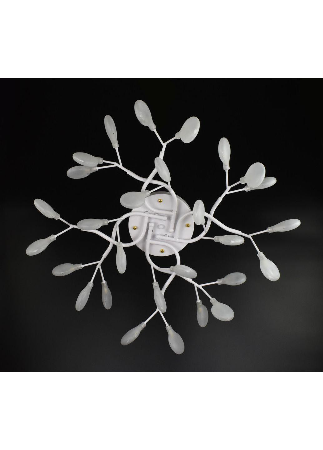 Люстра стельова на 28 лампочок H686/28-wh-fr Білий 23х75х75 см. Sunnysky (253122287)