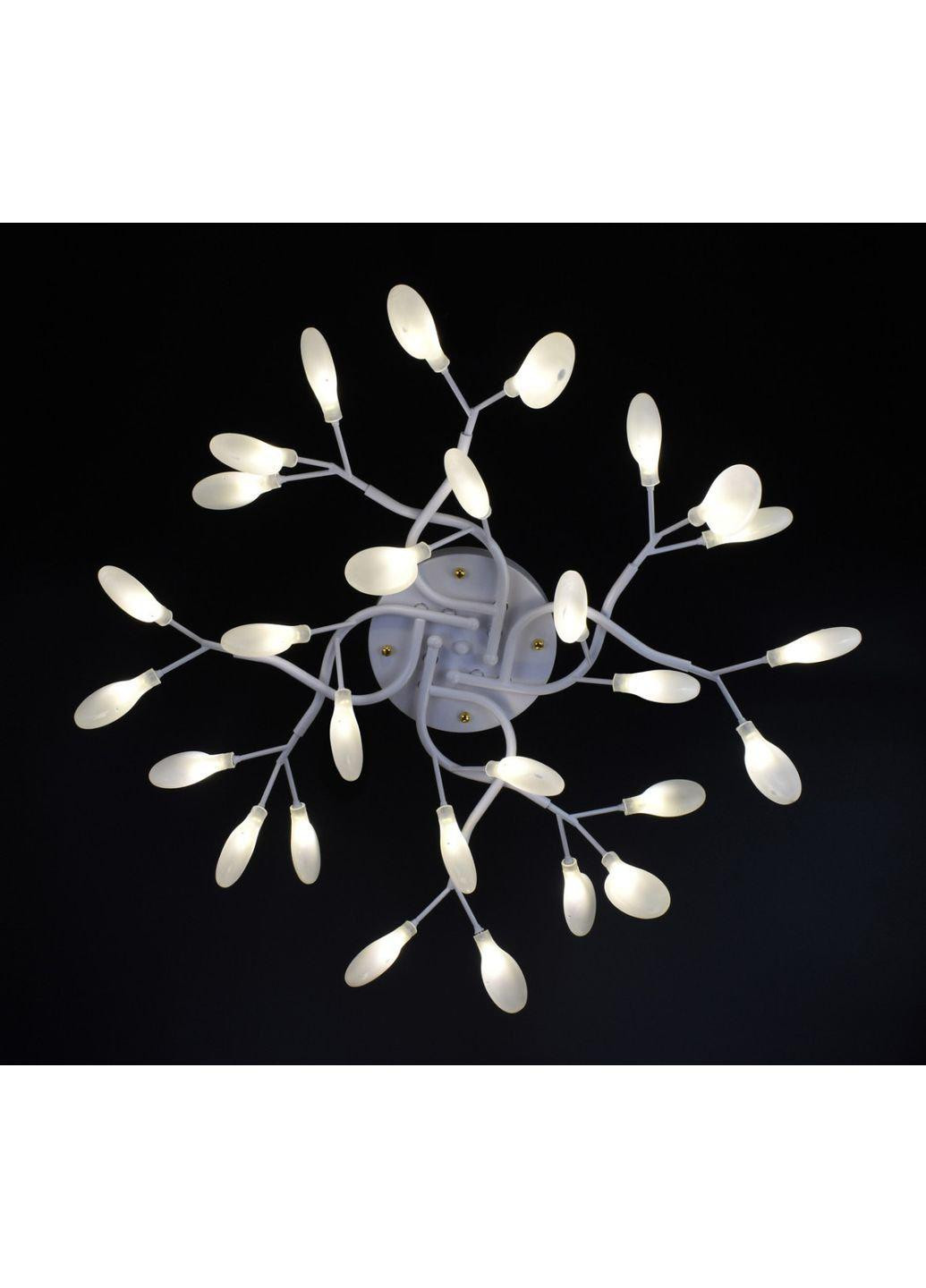 Люстра стельова на 28 лампочок H686/28-wh-fr Білий 23х75х75 см. Sunnysky (253122287)