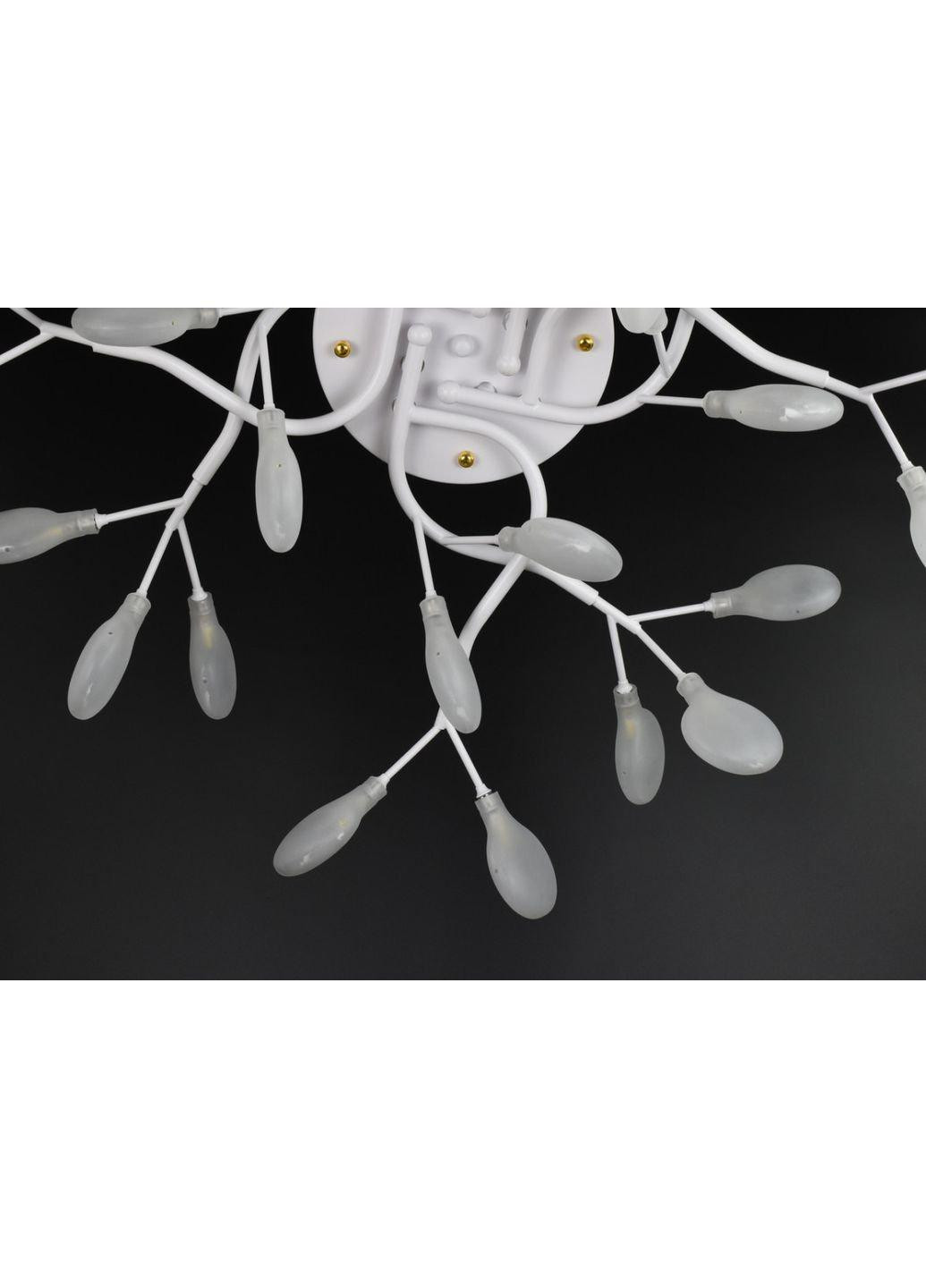 Люстра стельова на 28 лампочок H686/28-wh-fr Білий 23х75х75 см. Sunnysky (253122287)