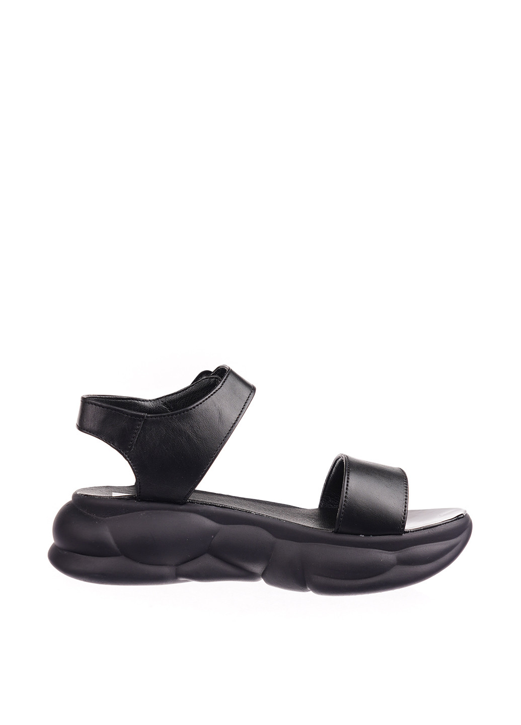 Черные босоножки Lon&Ys с ремешком