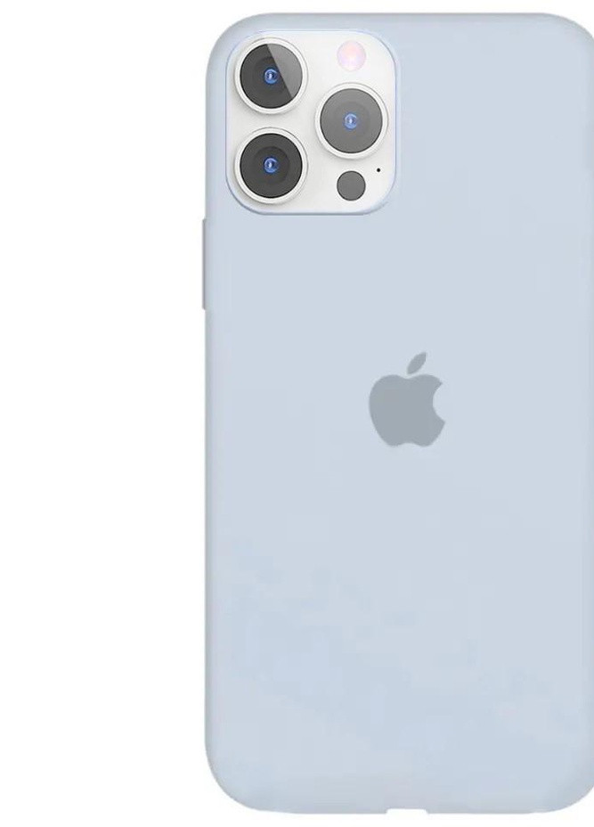 Силіконовий Чохол Накладка Silicone Case для iPhone 13 Pro Max Mist Blue No Brand (254091679)