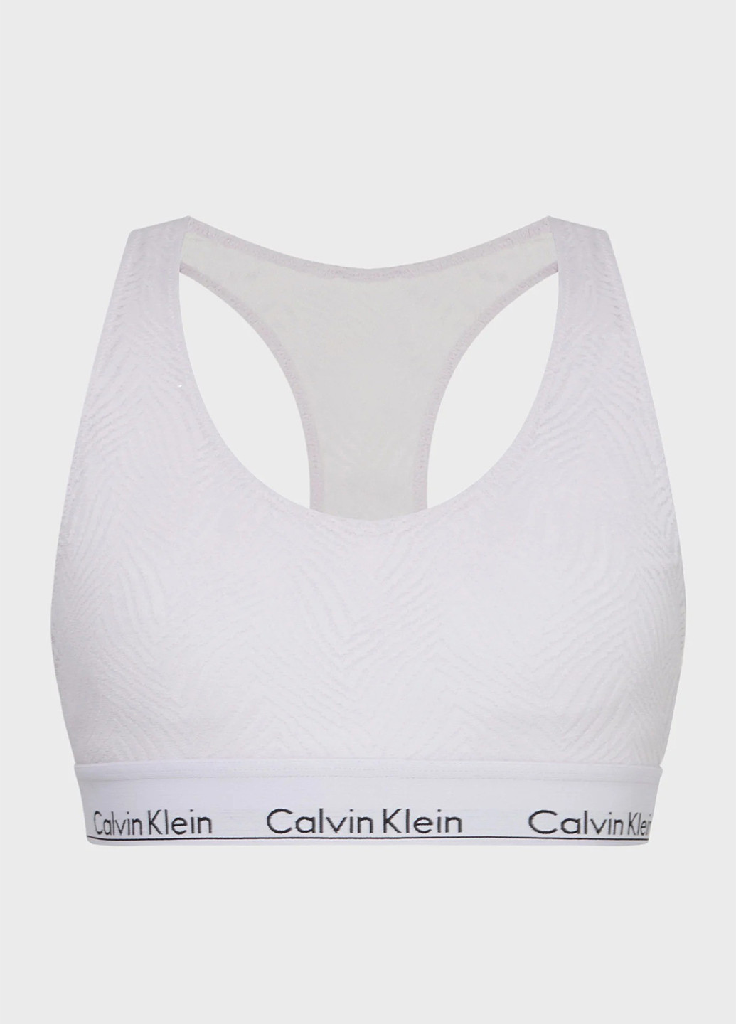 Сиреневый топ бюстгальтер Calvin Klein без косточек полиамид