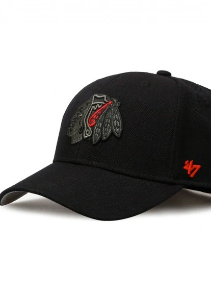 Кепка MVP CHICAGO BLACKHAWKS SNAPBACK One Size Black H-MVPSP04WBP-BKB 47 Brand (256501326)