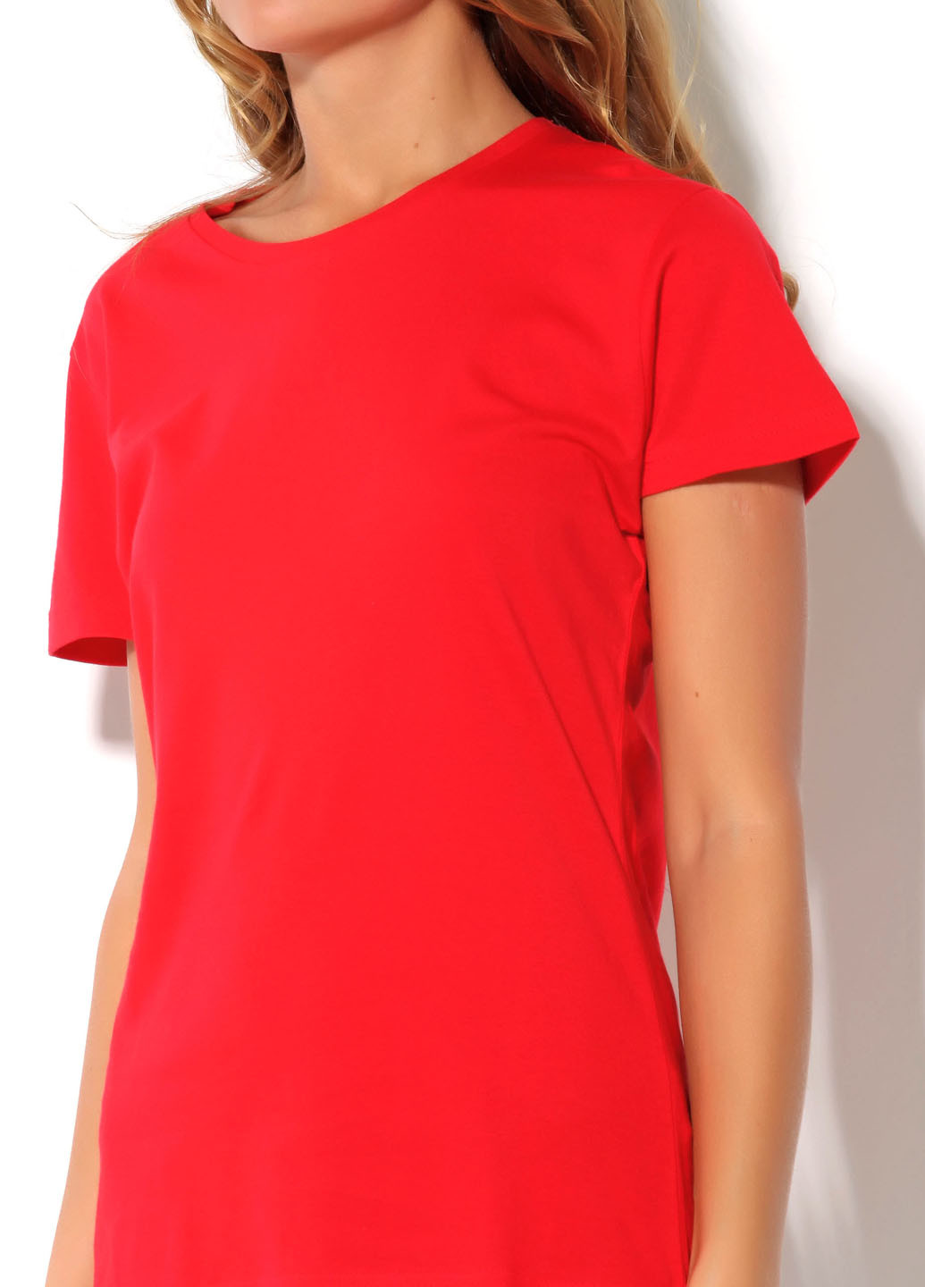 Красная летняя футболка Sol's