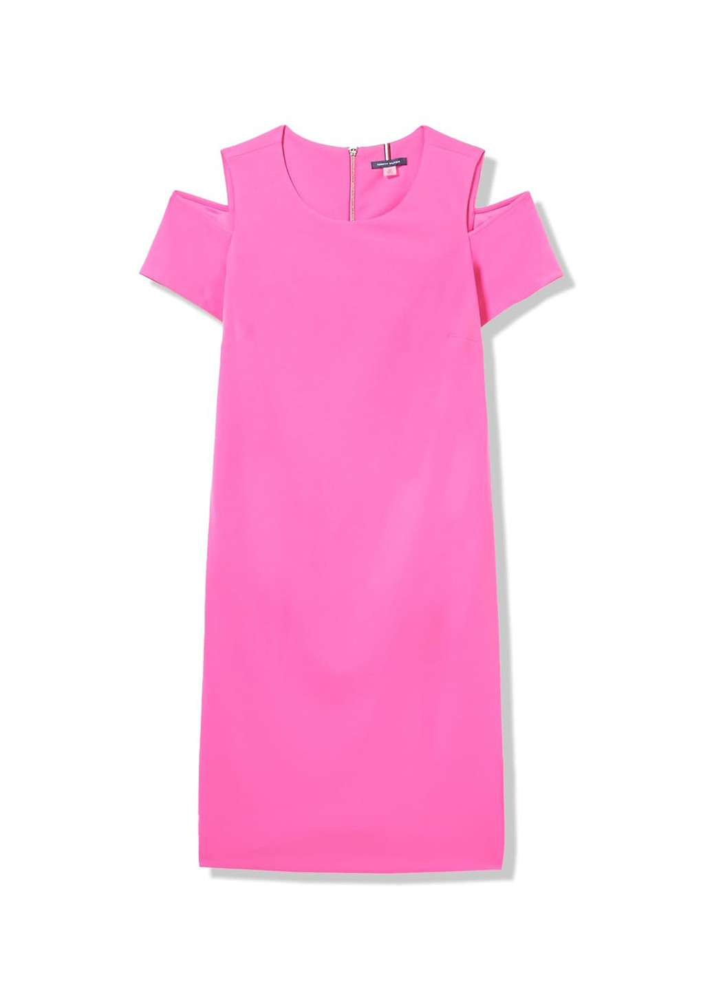 Рожева кежуал сукня з відкритими плечима Tommy Hilfiger однотонна