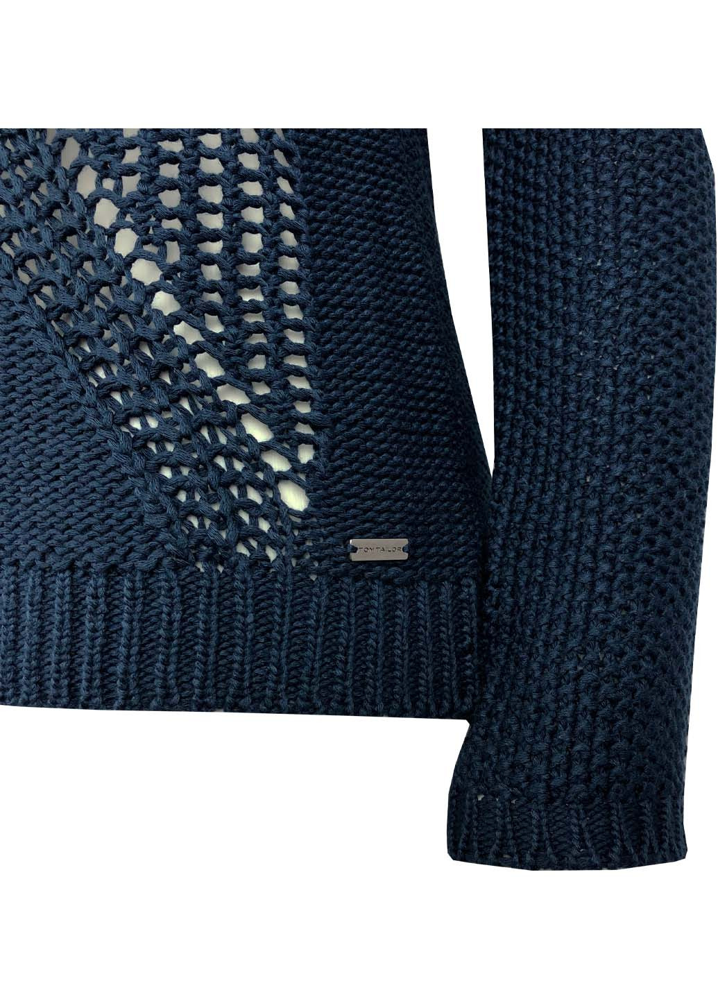 Синий демисезонный свитер джемпер Tom Tailor