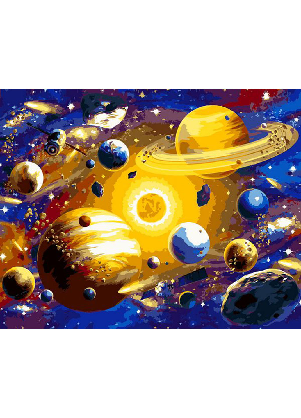 Картина по номерам Солнечная система Babylon (211663040)