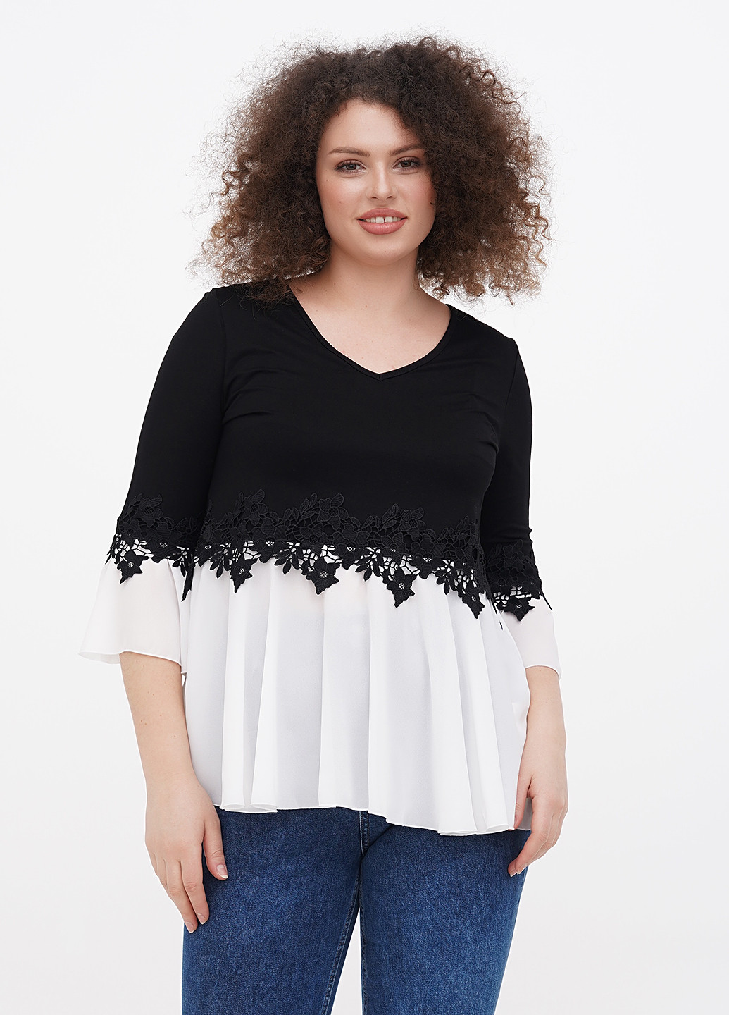 Чорна блузка Fair Lady