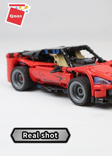 Конструктор радіоурядження 54001 спорткар 23 см, 4225 дет Qman (253827892)