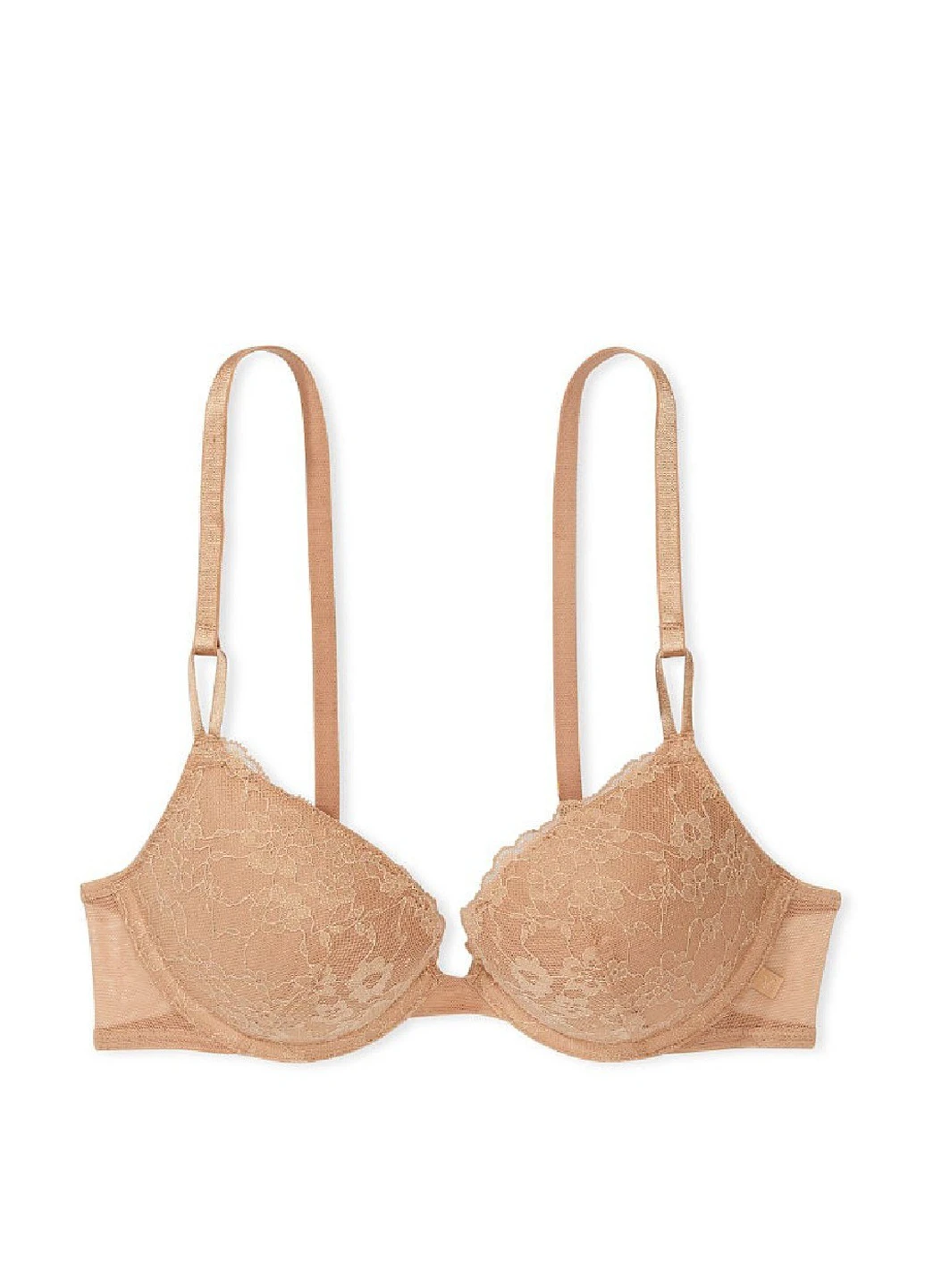 Бежевий демісезонний комплект (бюстгальтер, трусики) Victoria's Secret
