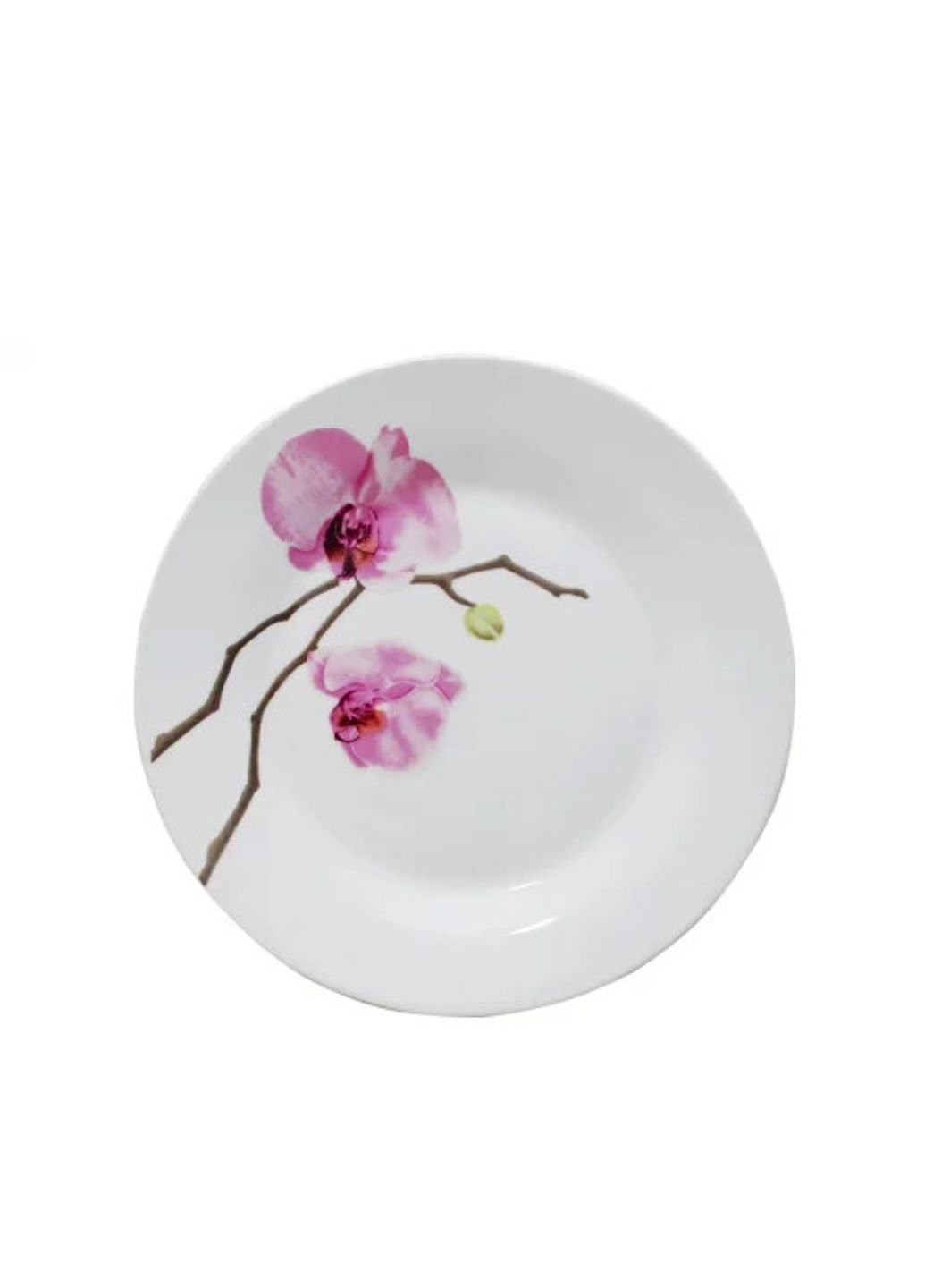 Тарелка суповая Орхидея розовая 3082-154 20 см SNT (253613141)
