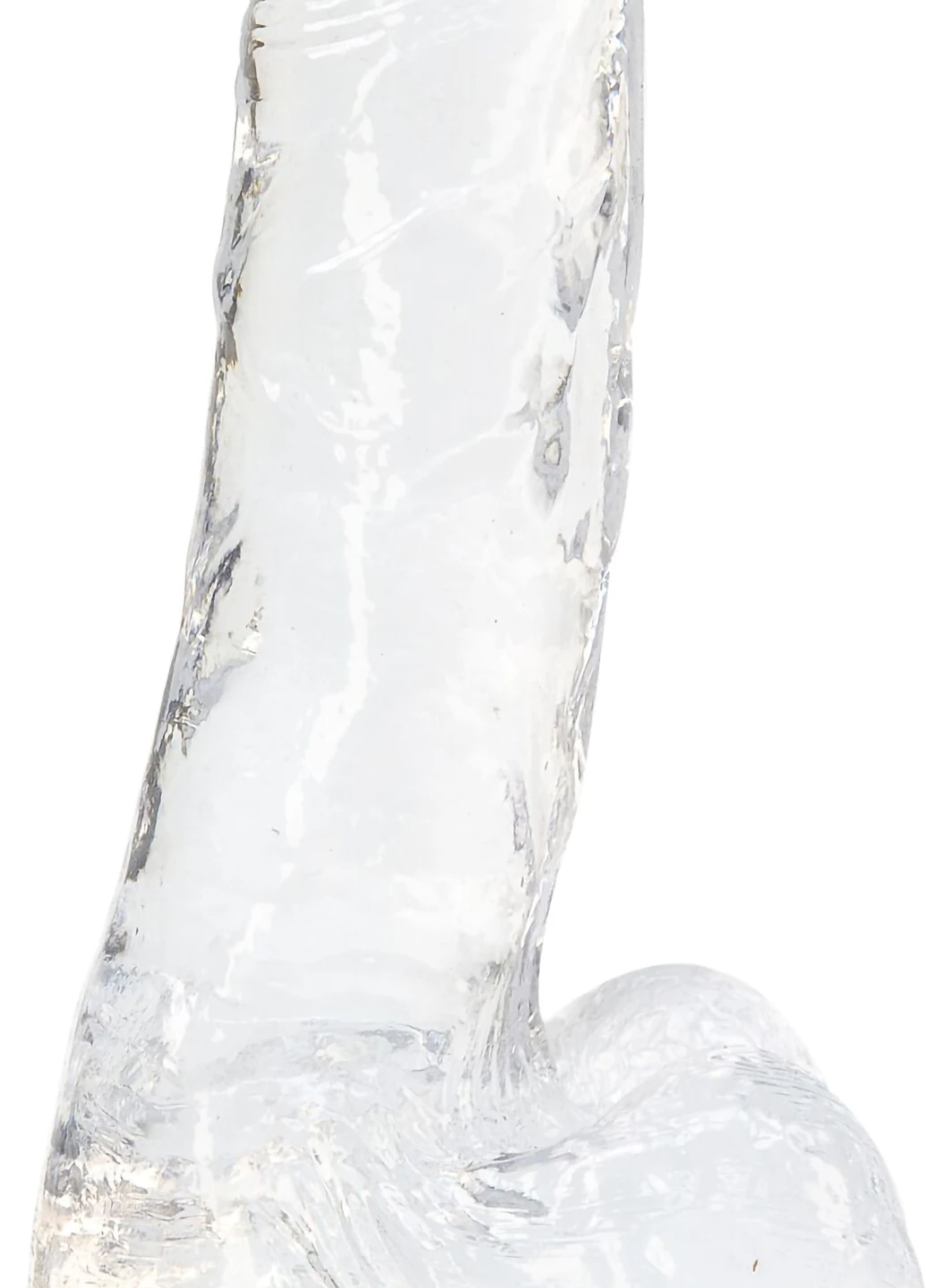 Фаллоимитатор - Crystal Clear Dildo with Balls - 7" ADDICTION (254151859)
