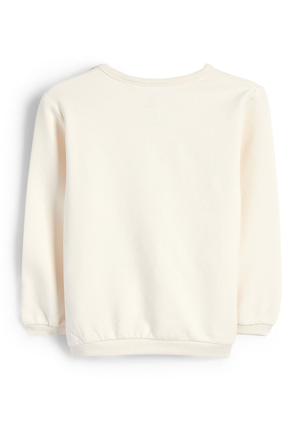 C&A свитшот персонажи бежевый кэжуал трикотаж с начесом, хлопок