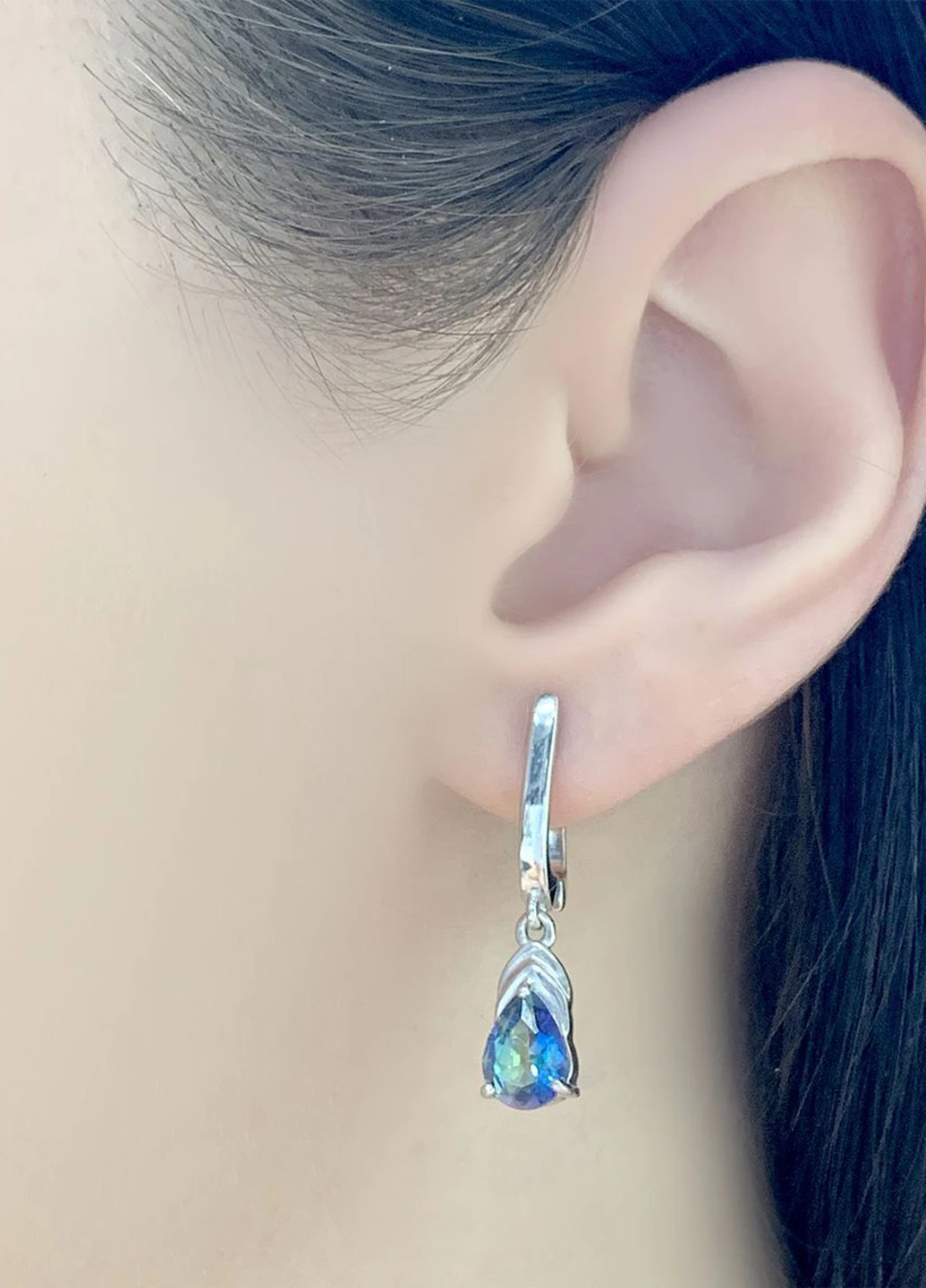 Серьги Silver Flame (152533584)