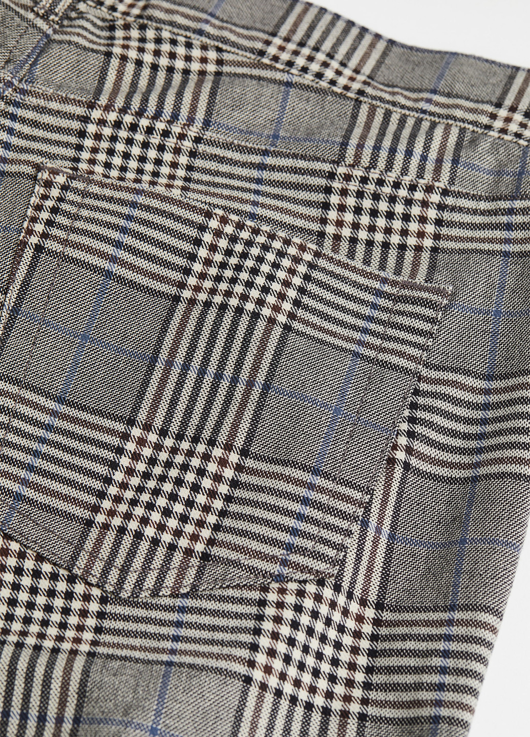 Комбинированные кэжуал демисезонные зауженные брюки H&M