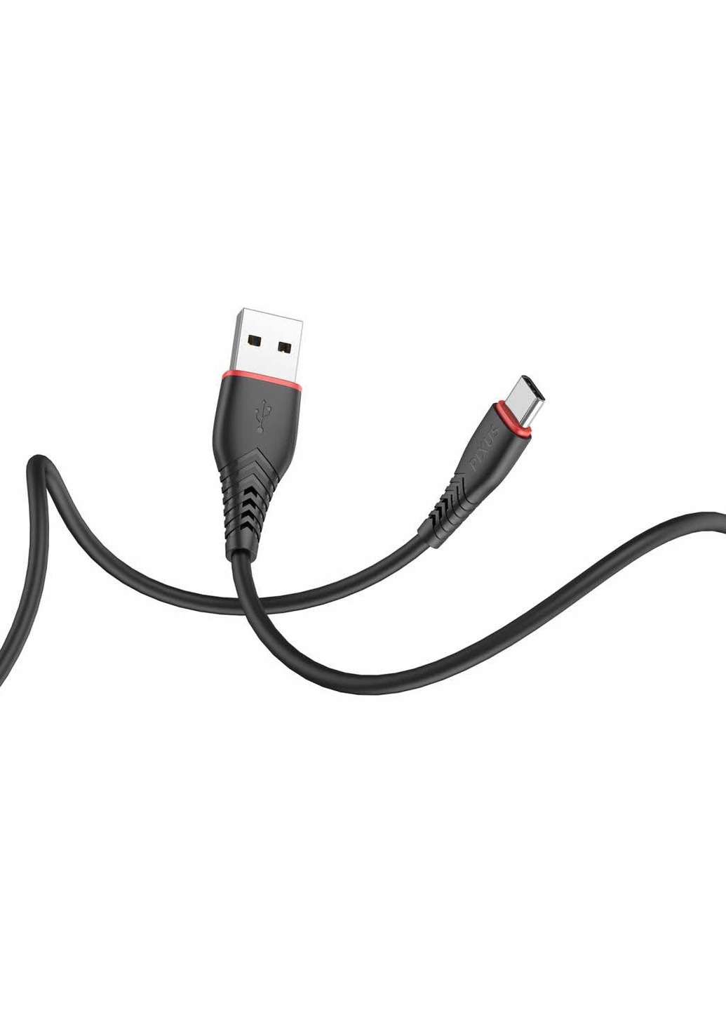 Дата кабель (4897058531367) Pixus USB 2.0 AM to Type-C Start (239381365)