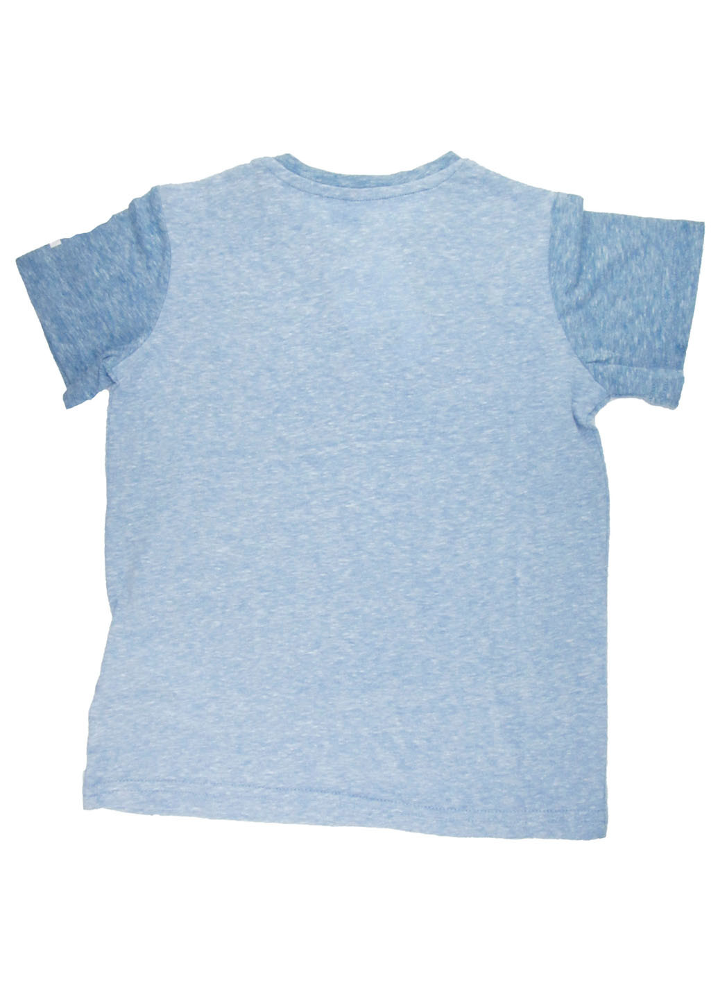 Голубая летняя футболка с коротким рукавом H&M