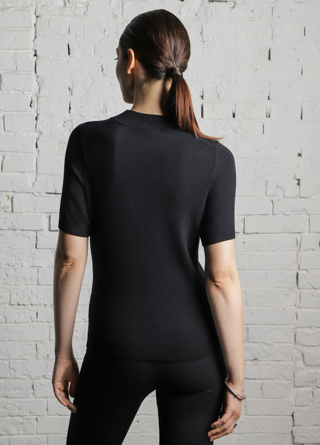 Черный летний джемпер джемпер Promin