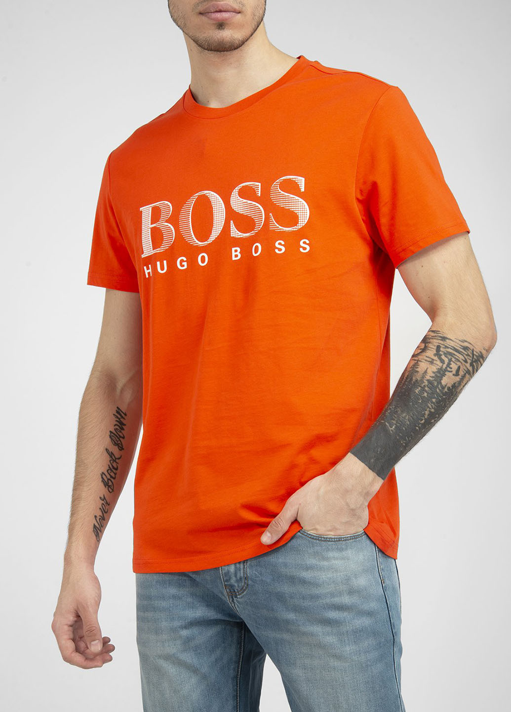 Помаранчева футболка Hugo Boss