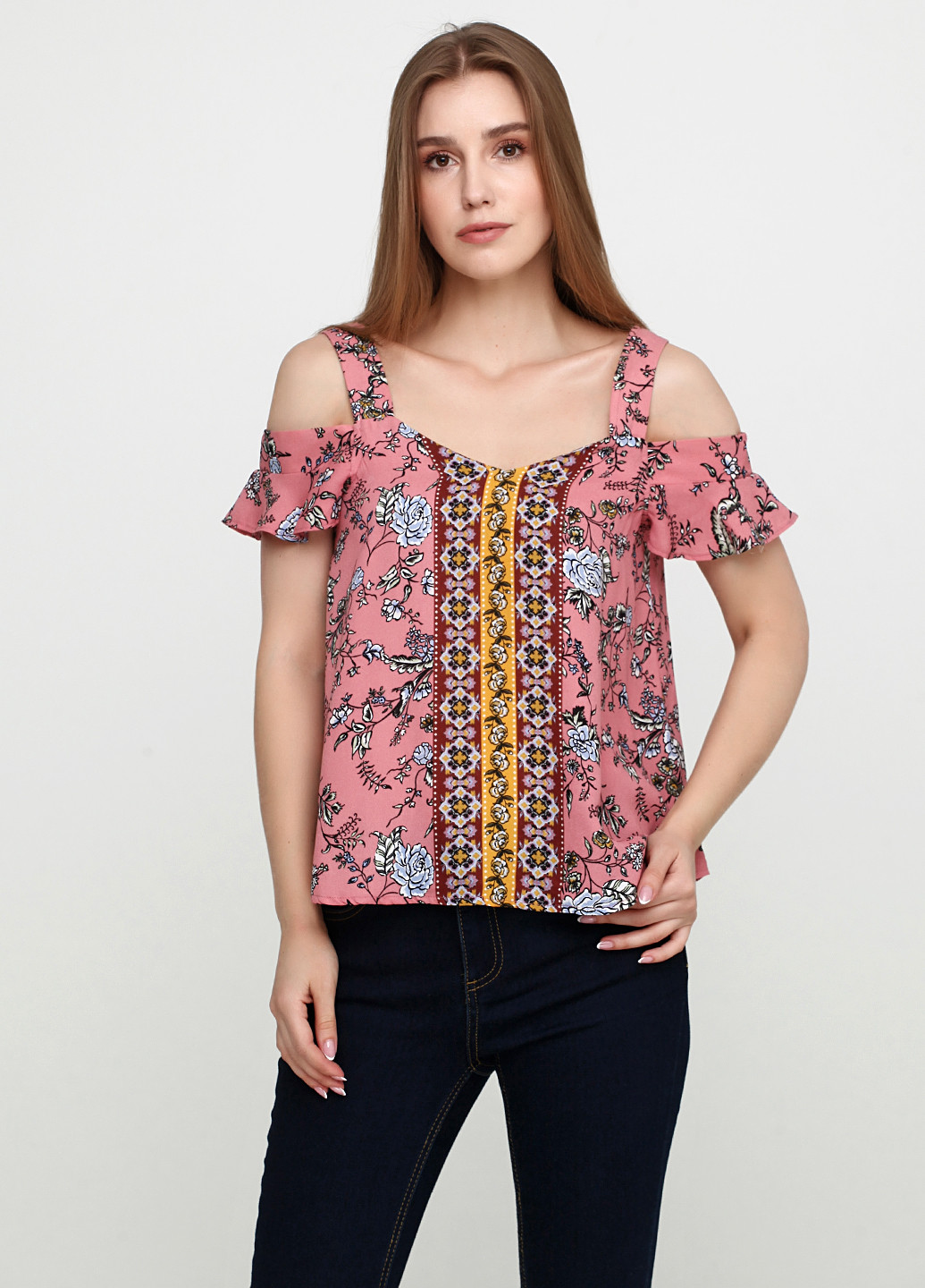 Рожева літня блуза Dina be by Francesca's