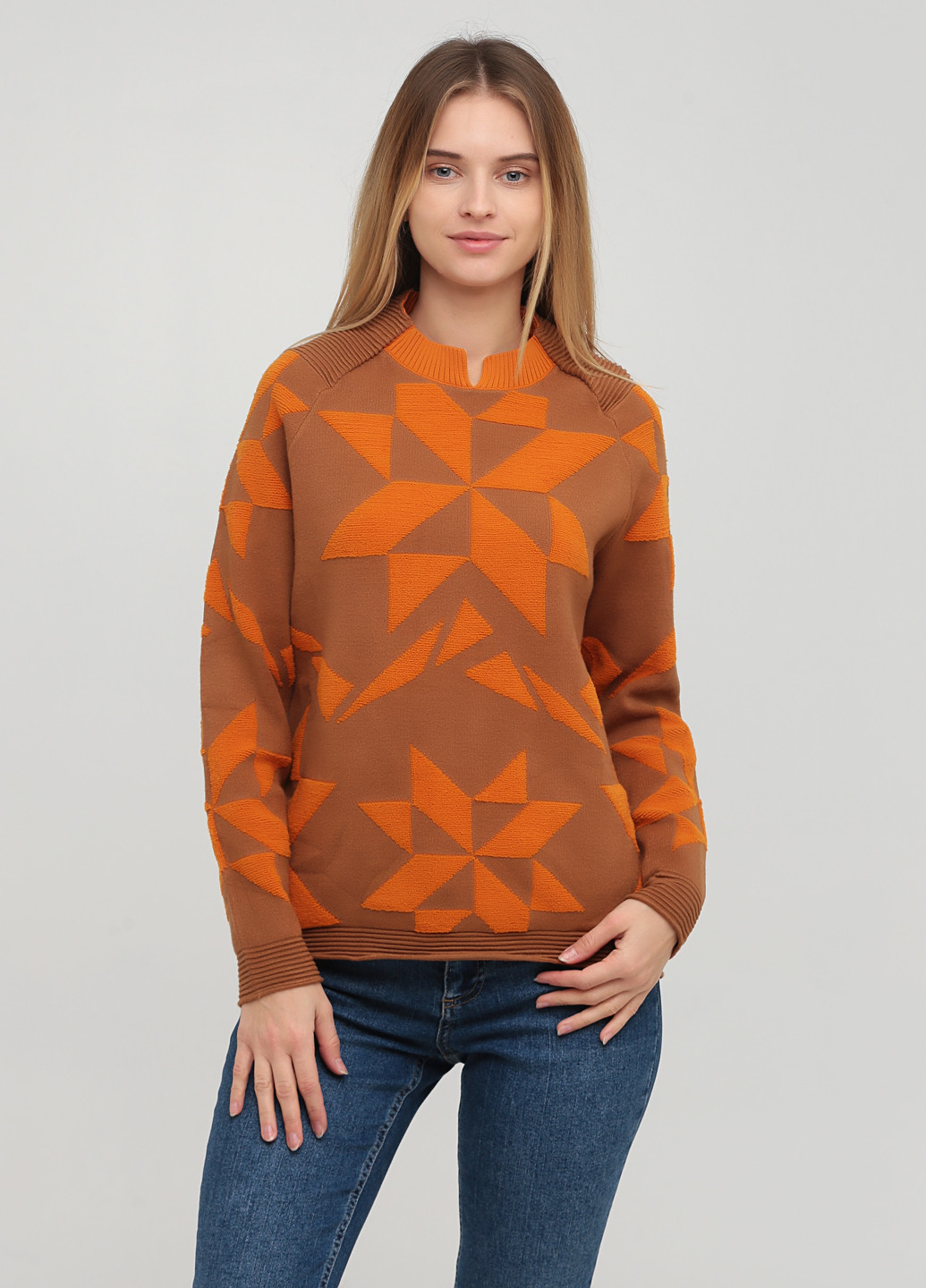 Светло-коричневый зимний свитер Vero Moda