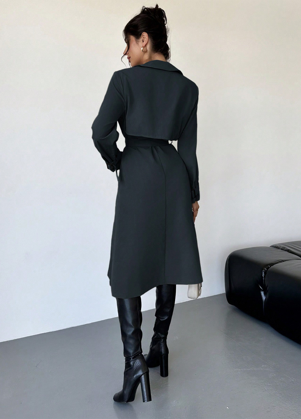 Плащ SHEIN тренчкот на гудзиках демісезон (339052547)